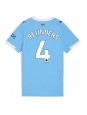Manchester City Tijjani Reijnders #4 Domácí Dres pro Dámské 2025-26 Krátký Rukáv